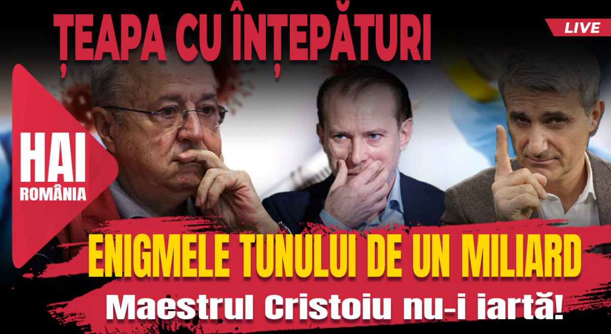 Țeapa cu înțepături. Hai live cu Turcescu de la 12:00