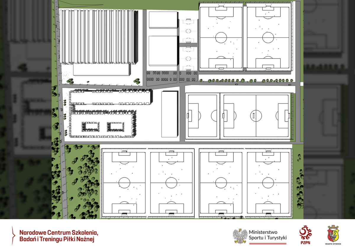 Polonia investește aproximativ 90 de milioane de euro ȋntr-un obiectiv unic ȋn Europa – Centrul Național de Formare, Cercetare și Instruire în Fotbal