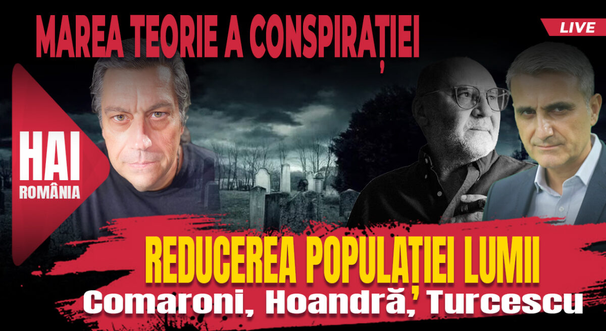 Reducerea populației lumii. Hai live cu Turcescu la 12:00