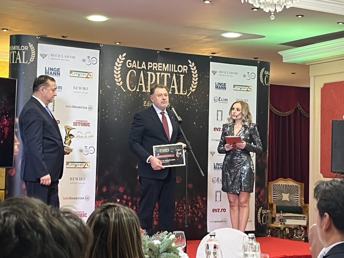 Alexandru Rafila, la Gala Capital: „Începem să implementăm Planul național pentru combatere a cancerului