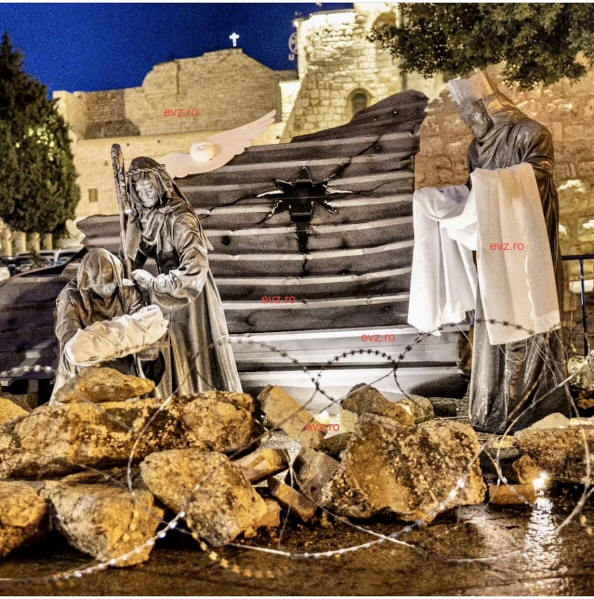 Bethleem, locul Nașterii Domnului Isus Hristos, un oraș fantomă. Nimeni nu sărbătorește Crăciunul