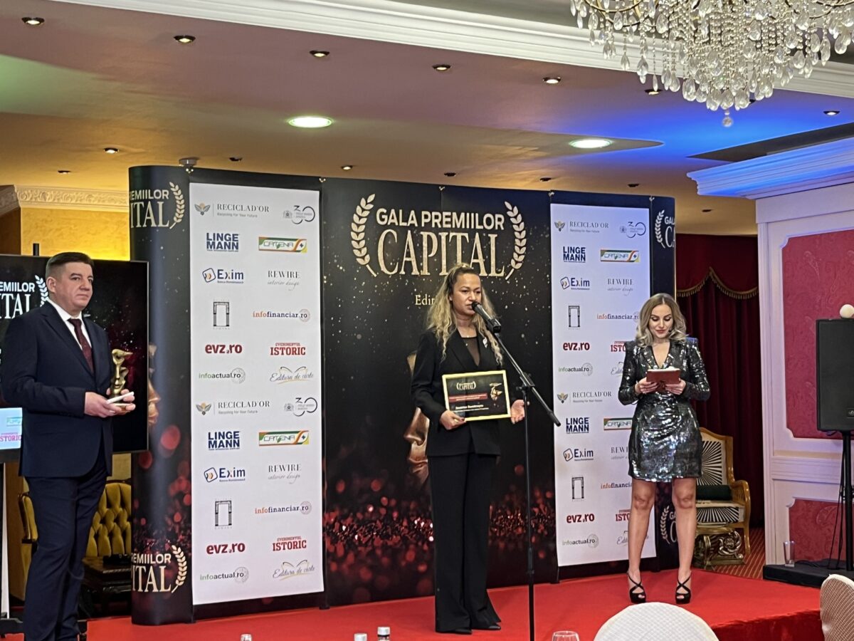 Beatrice Dumitrașcu , One United Properties, la Gala Premiilor Capital: „Suntem fericiți că facem parte din această poveste și vom veni și cu alte dezvoltări în viitor”