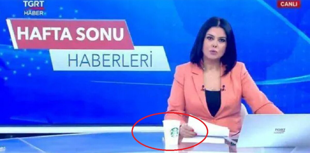 Prezentatoare TV, concediată din cauza unui banal pahar de cafea
