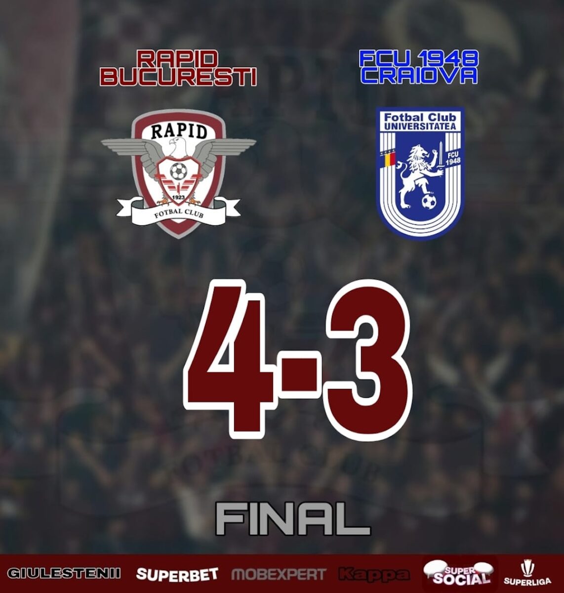 Rapid-FCU, meci de infarct. Atletico Madrid vrea să-l ia pe portarul Rapidului