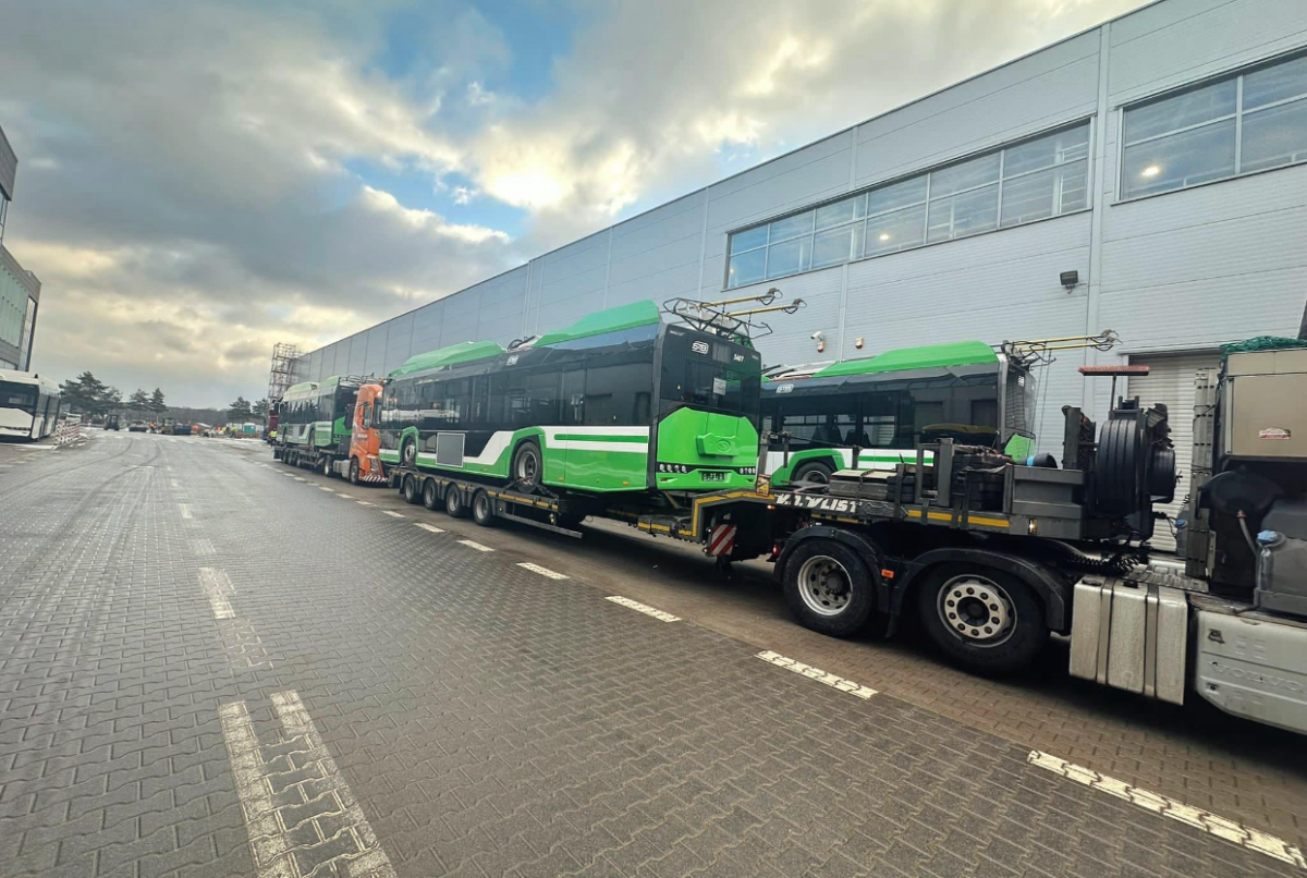 Troleibuzele Solaris, din Polonia, ajung pe străzile din Capitală