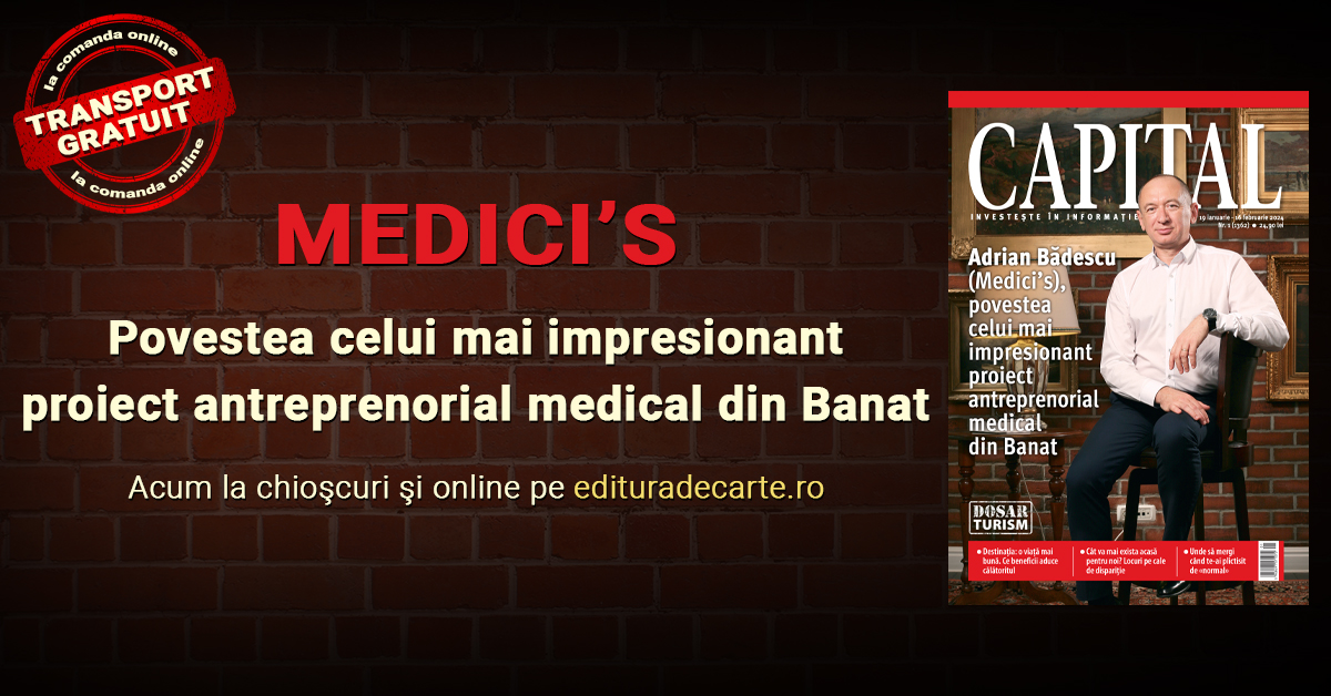 Primul număr al revistei Capital din 2024 este de astăzi pe piață! Descoperă veștile economice ale începutului de an!