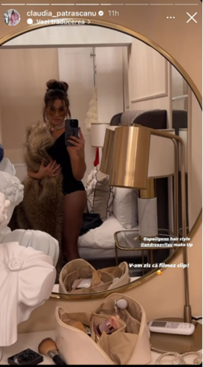 Claudia Pătrășcanu, imagini de infarct pe paginile de socializare. Cum a apărut vedeta.