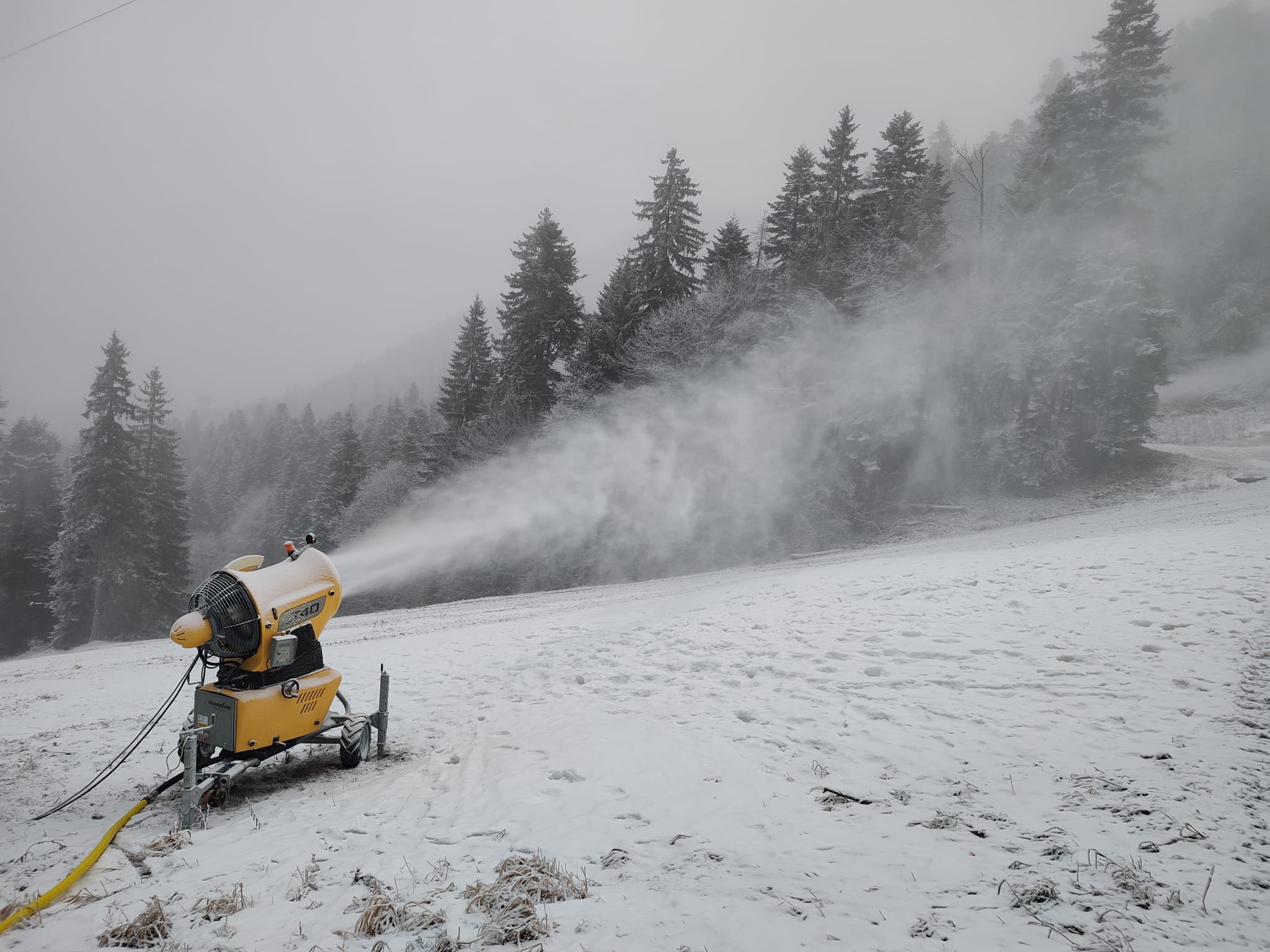 Haos în Poiana Brașov. Pârtiile de schi, distruse de vijelie