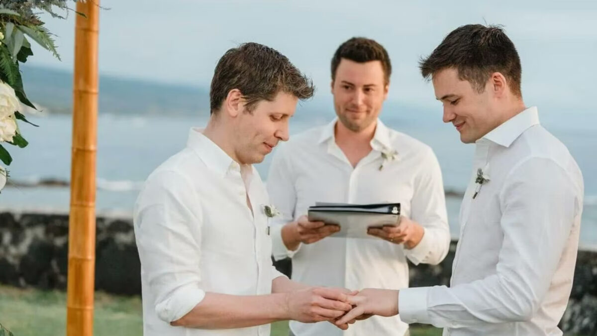 Dezvoltatorul ChatGPT, Sam Altman, s-a căsătorit cu iubitul lui și acum vrea copii
