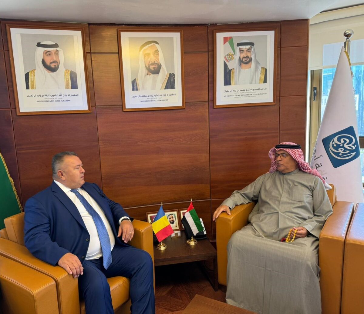 Întâlnire oficială între președintele CCIR și președintele Federației Camerelor de Comerț și Industrie a EAU