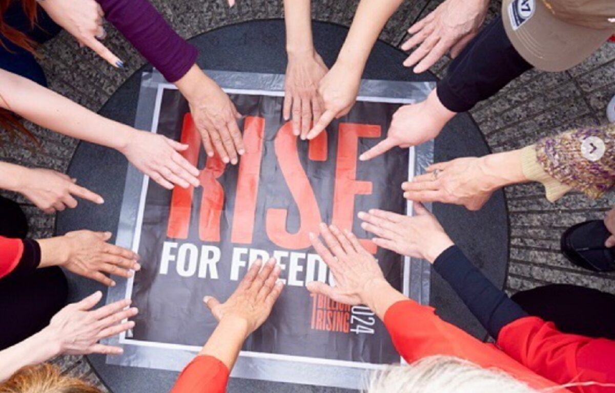 Flash mob la Roma împotriva violenței asupra femeilor