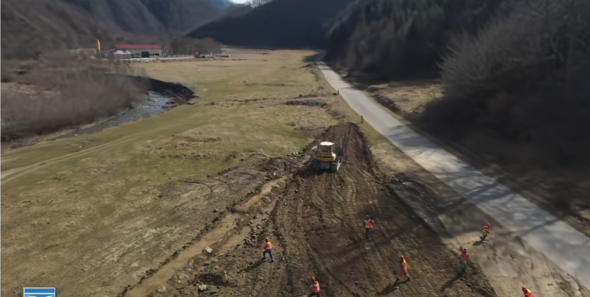 Stadiul lucrărilor la A1. Un segment este gata pentru a fi construit