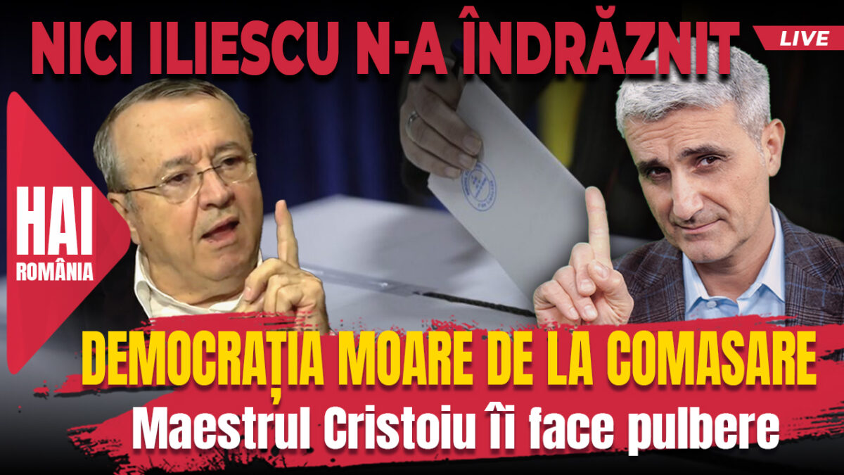 Exclusiv. Democrația moare de la comasare. Hai live cu Turcescu. Video