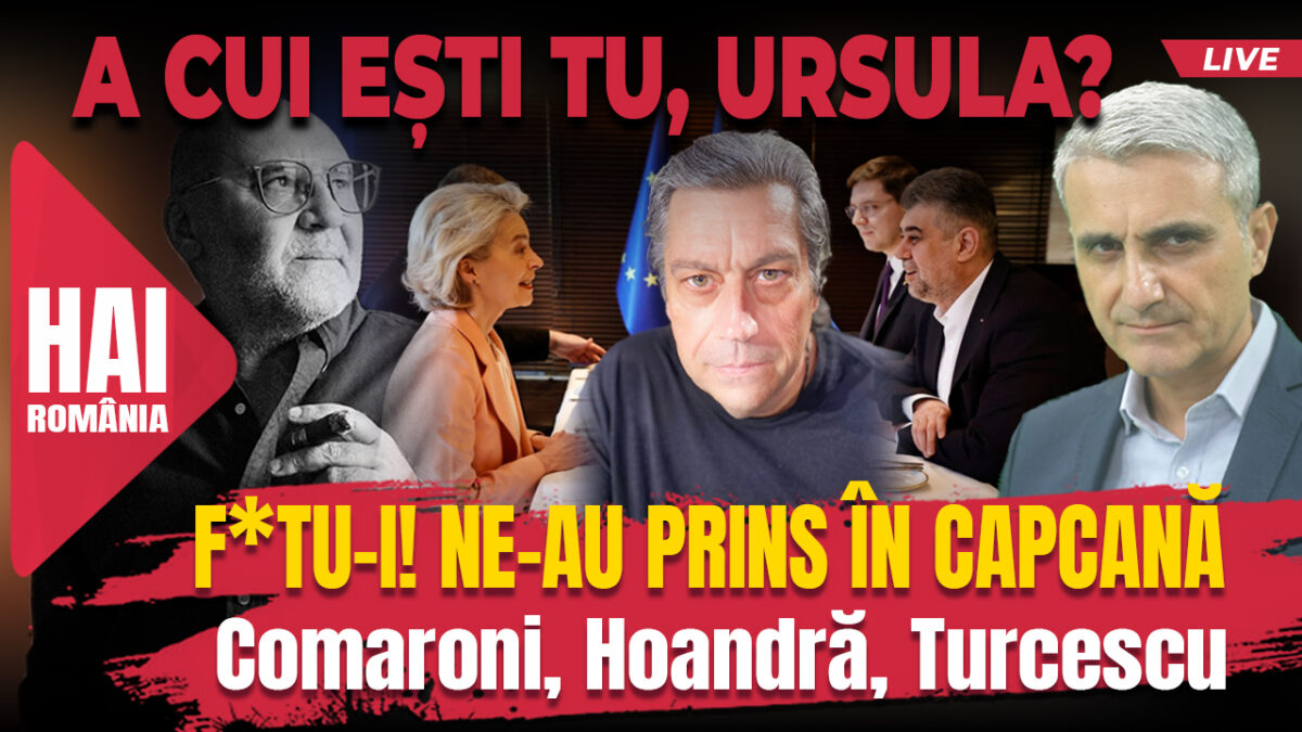 F*tu-i! Ne-au prins în capcană. Hai live cu Turcescu la 12:00