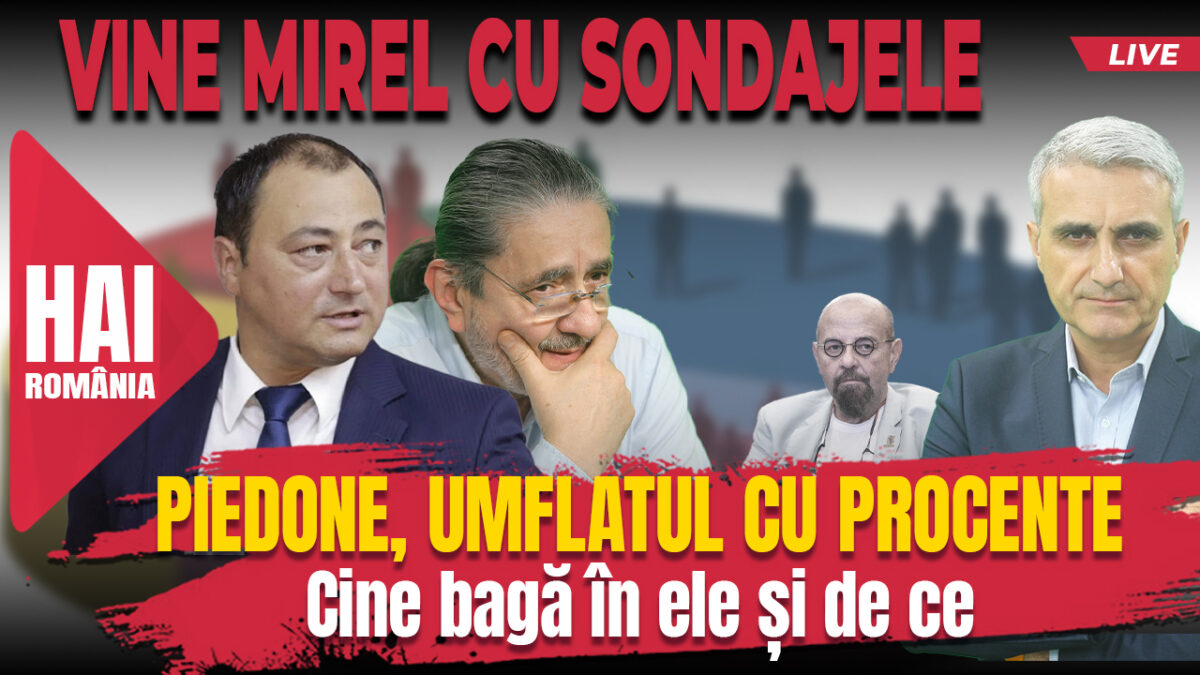 Piedone, umflatul cu procente. Hai live cu Turcescu la 12:00