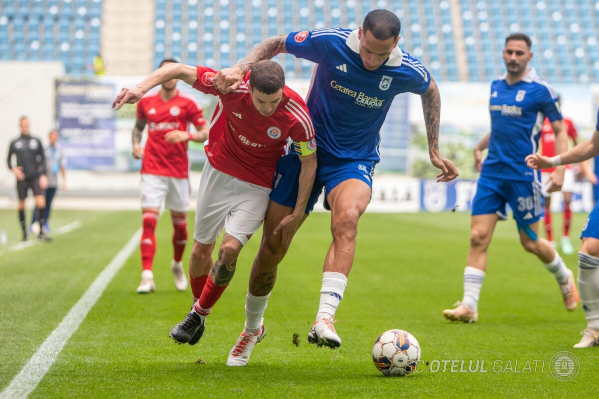 FCU Craiova, învinsă acasă de Oțelul Galați cu 2-1. Mititelu crede că sunt niște interese