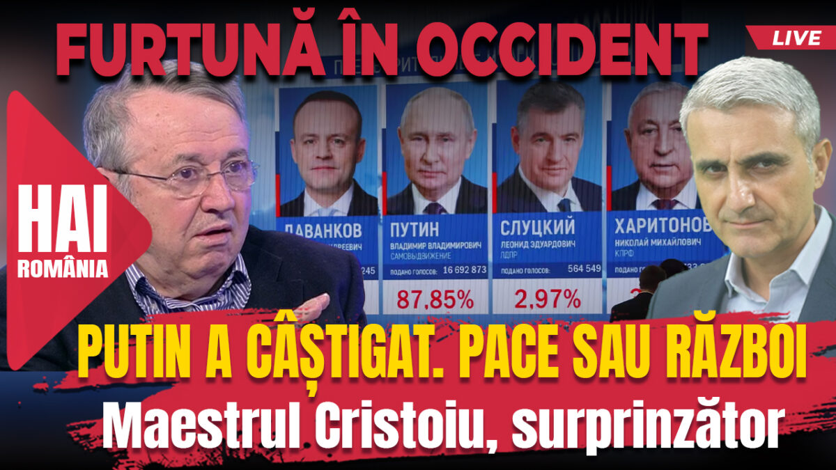 Putin a câștigat. Pace sau război. Hai Live cu Turcescu