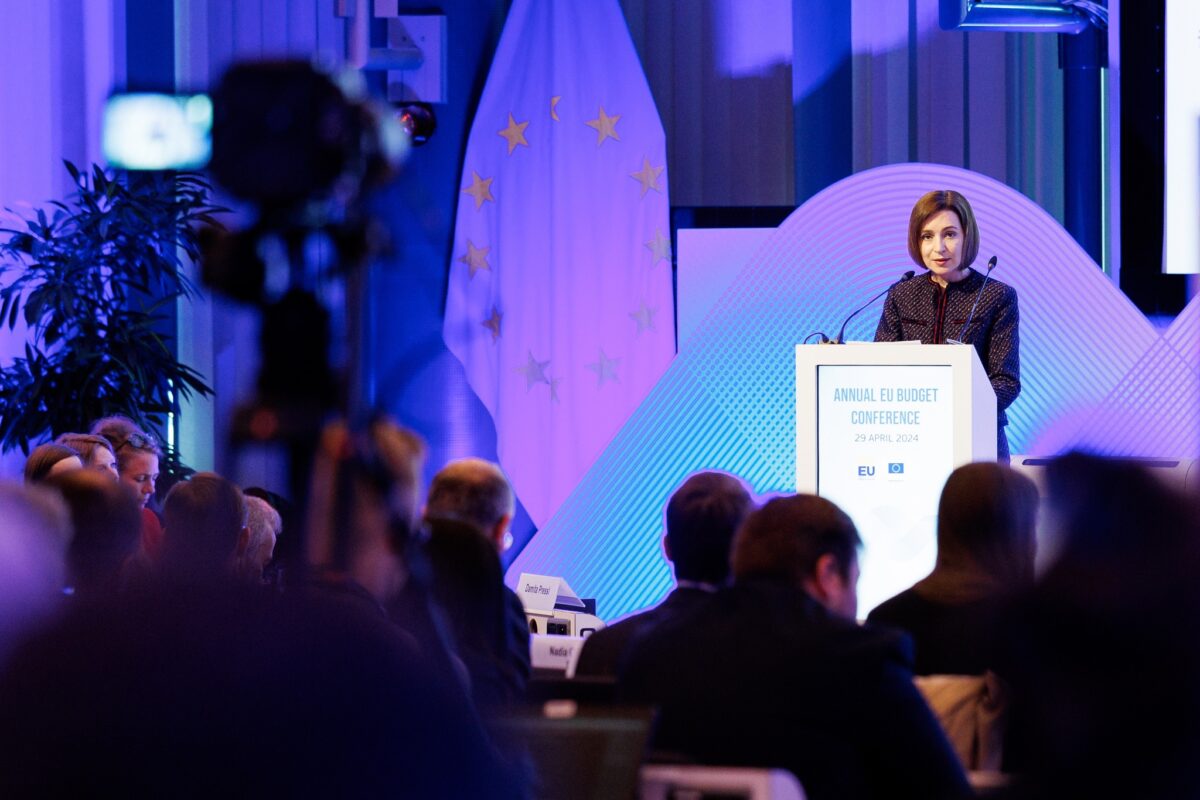 Maia Sandu la Bruxelles: Bugetul UE nu este doar un document financiar, trebuie să fie un buget pentru pace