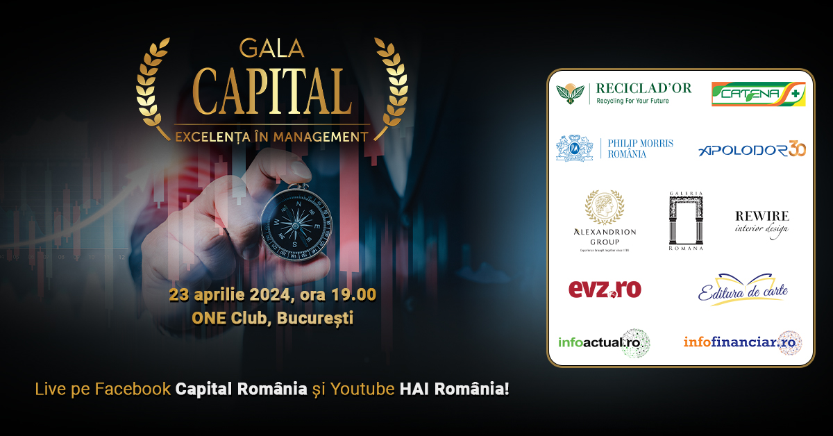 Cei mai buni manageri din România, premiați la Gala Capital Excelența în Management 2024