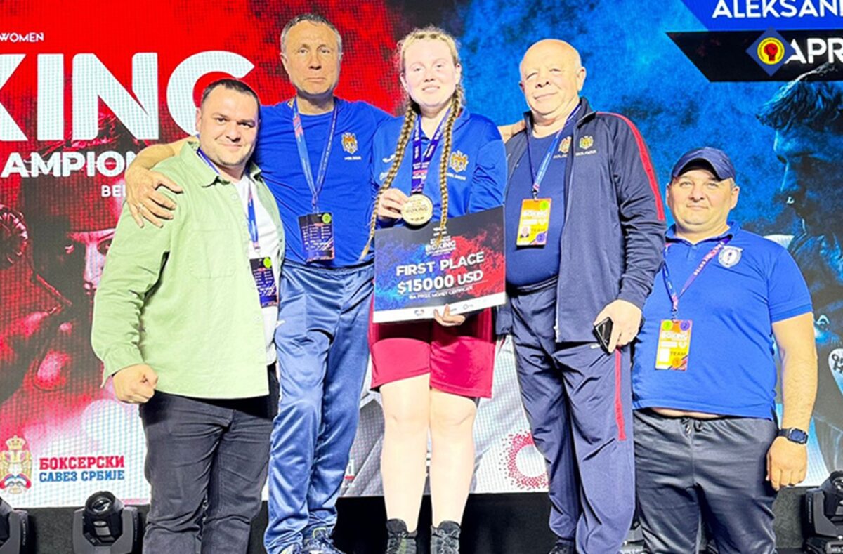 Daria Cozorez a devenit campioană europeană la box