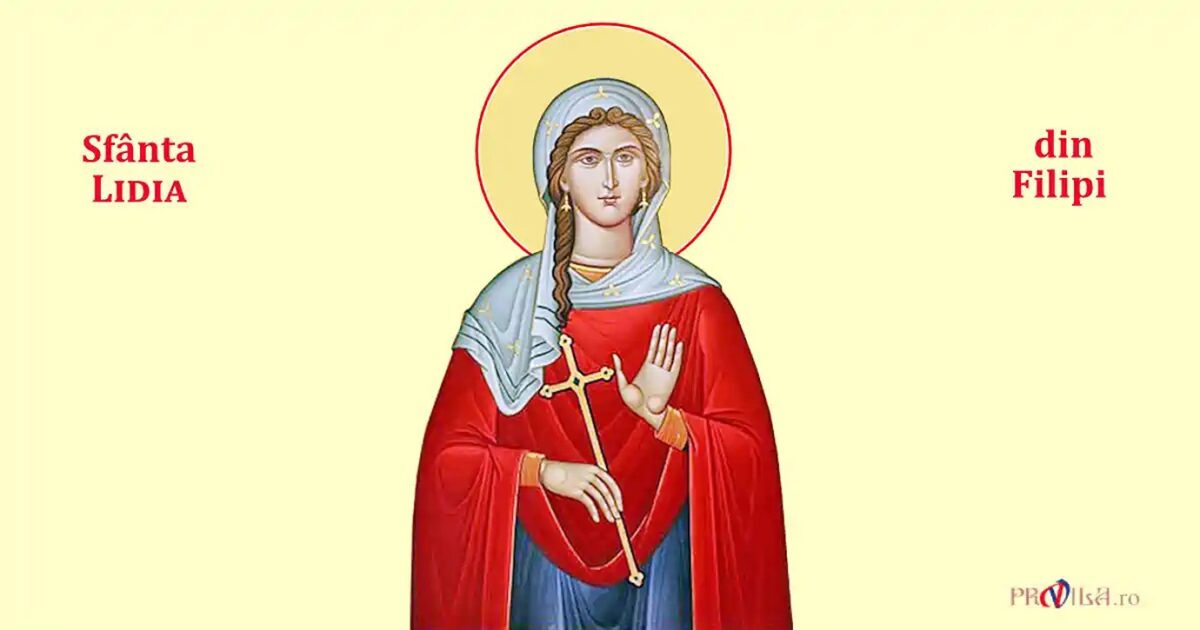 Calendar Ortodox, 20 mai. Sfânta Lidia din Filipi, prima creștină din Europa botezată de Apostolul Pavel