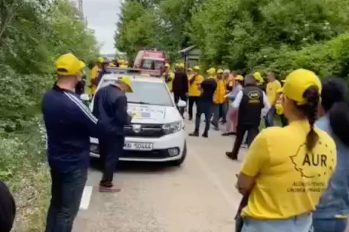 Scandal electoral în Gorj. Primar PSD, acuzat de susținători AUR că a dat cu mașina peste ei