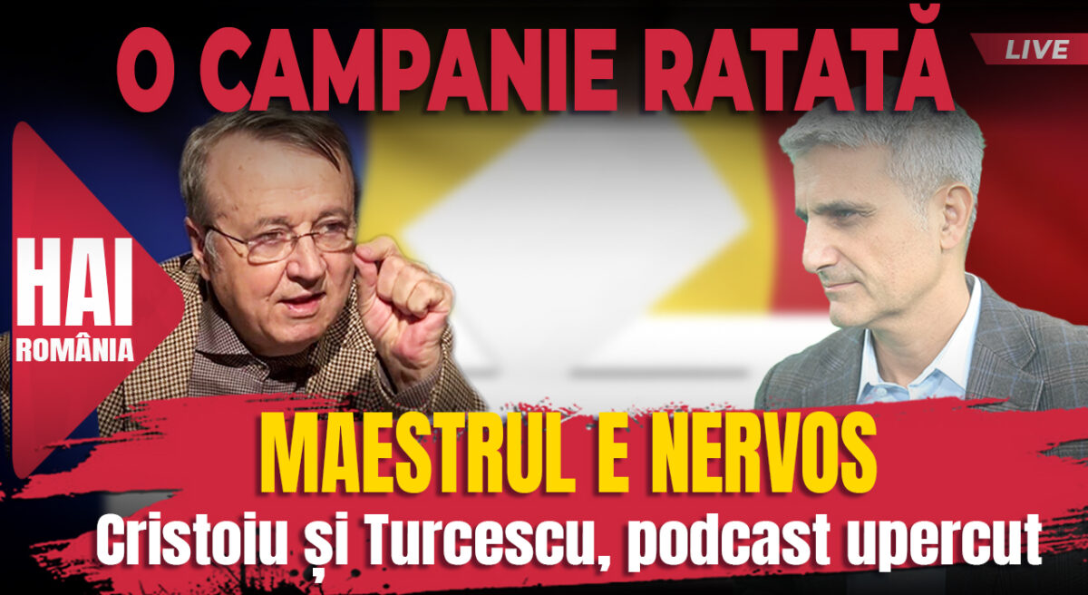 Maestrul e nervos. Hai live cu Turcescu la 12:00