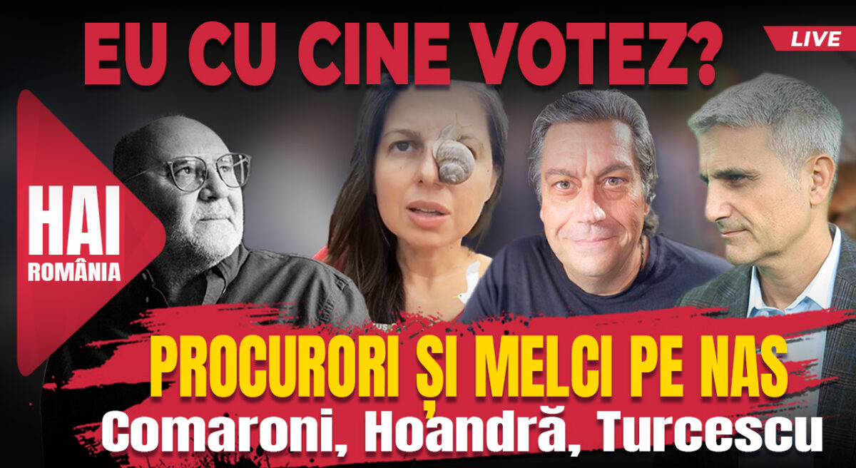 Procurori și melci pe nas. Hai live cu Turcescu la 12:00