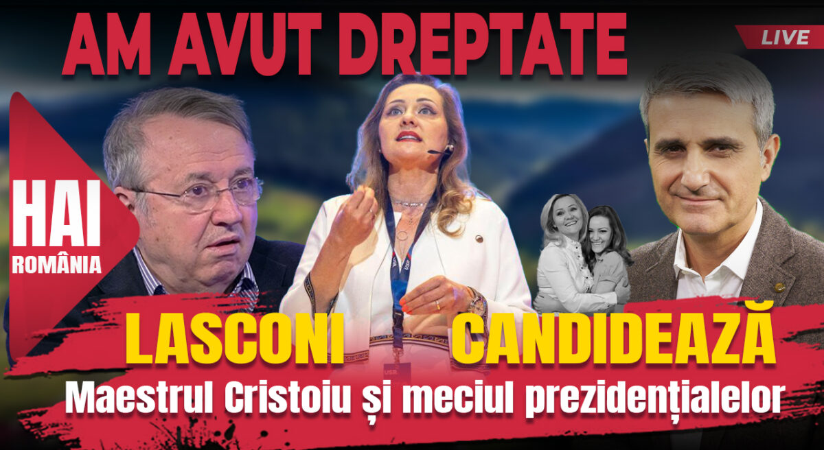 Lasconi candidează. Hai live cu Turcescu la 12:00