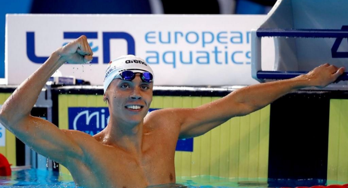 O nouă victorie pentru David Popovici. A făcut istorie la Campionatele Europene