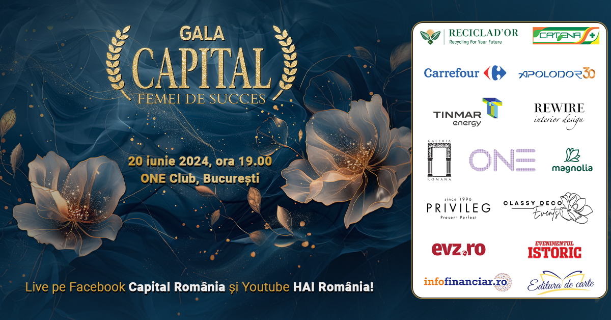 Cele mai puternice femei din România, premiate la  Gala Capital Femei de Succes 2024