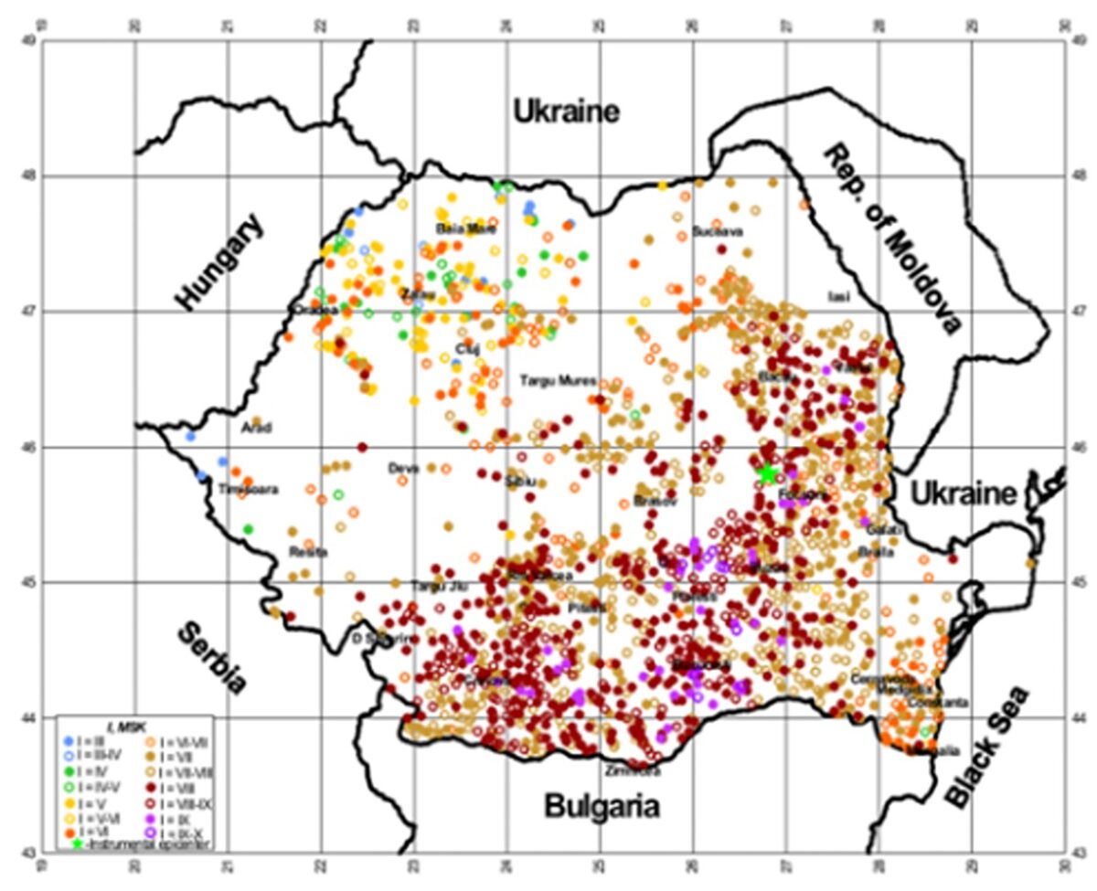 Alertă de cutremur. Două seisme s-au produs sâmbătă dimineață
