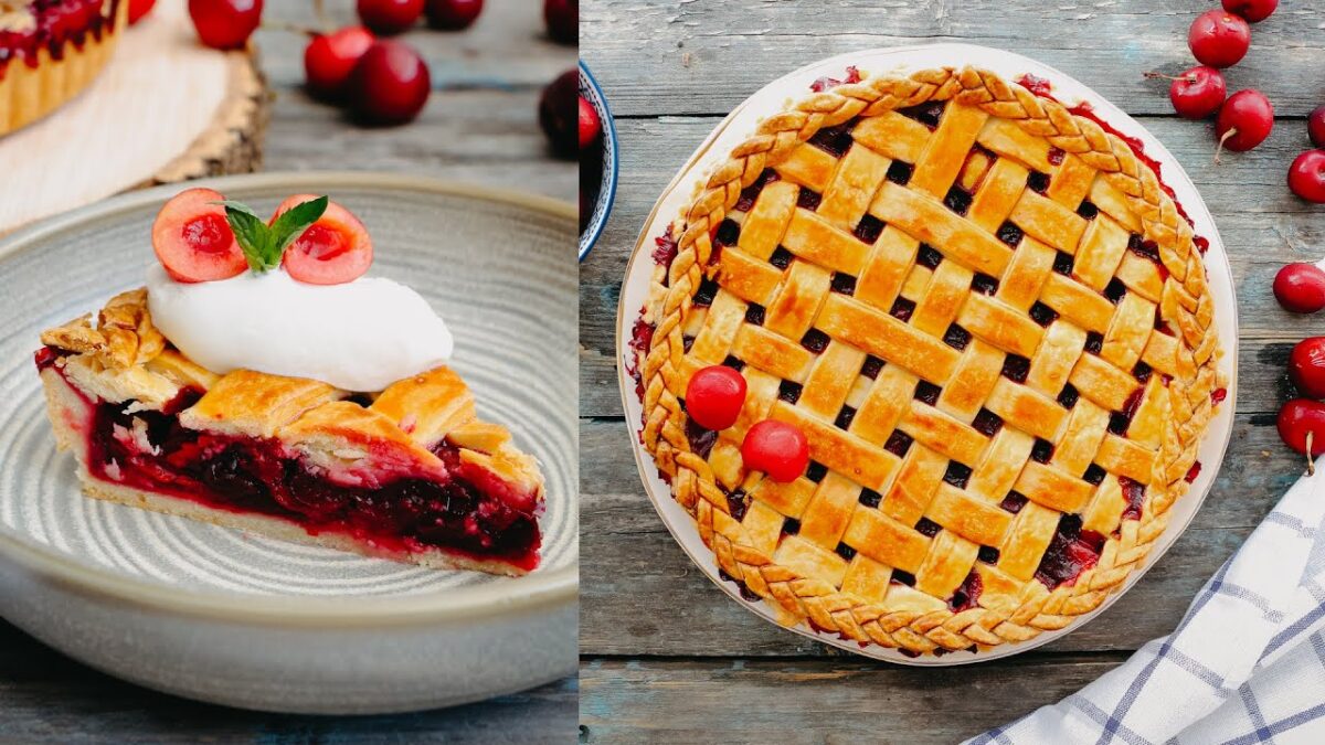 Rețete delicioase de sezon. Plăcintă cu cireșe și migdale, un deliciu pentru întreaga familie