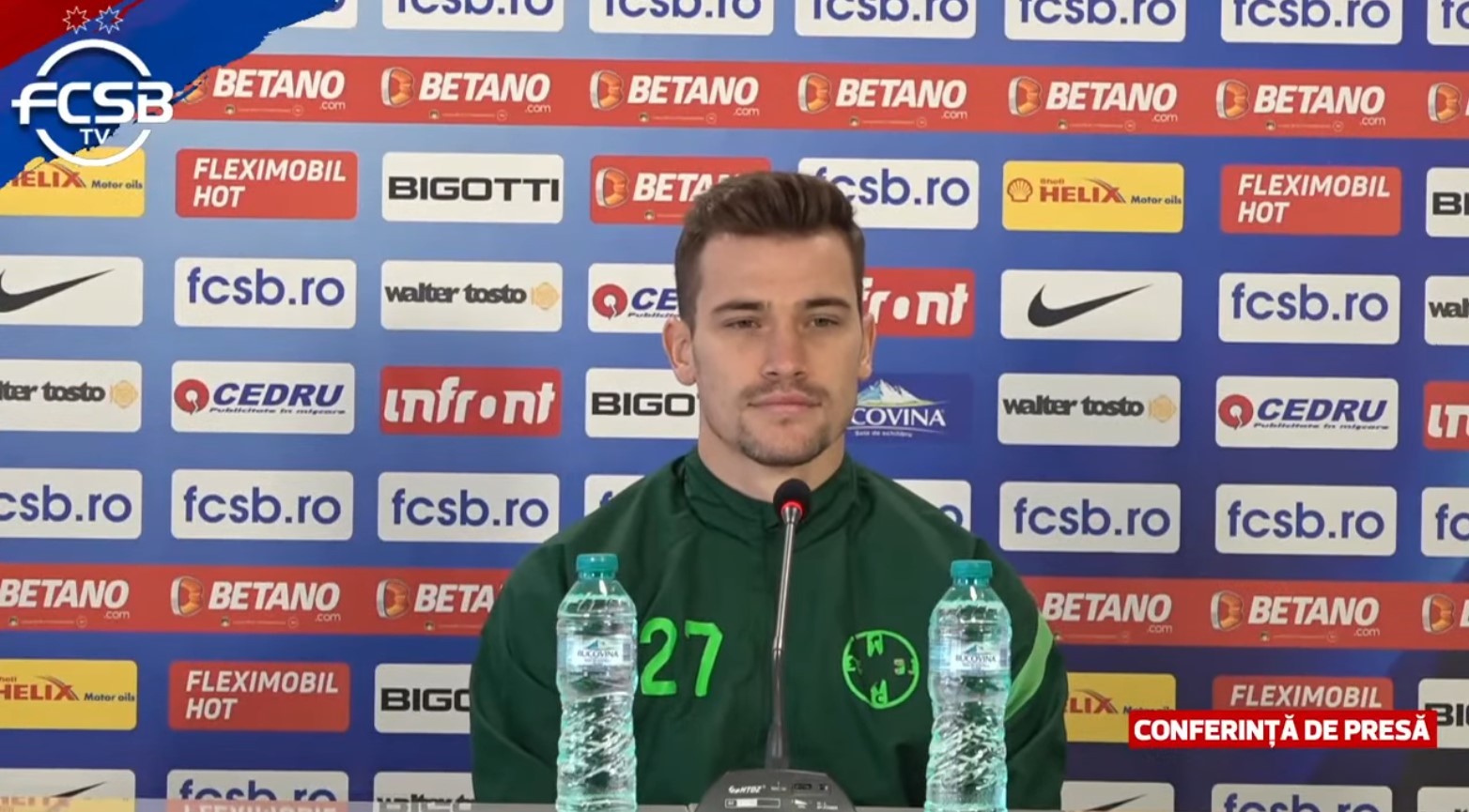 Darius Olaru pleacă de la FCSB după șase ani. Gigi Becali a acceptat oferta din Belgia