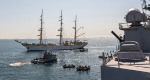 Klaus Iohannis prezent la Ziua Marinei