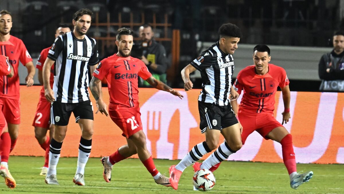 Liga Europa. PAOK - FCSB, 1-2. Campioana României a lovit din nou la Salonic