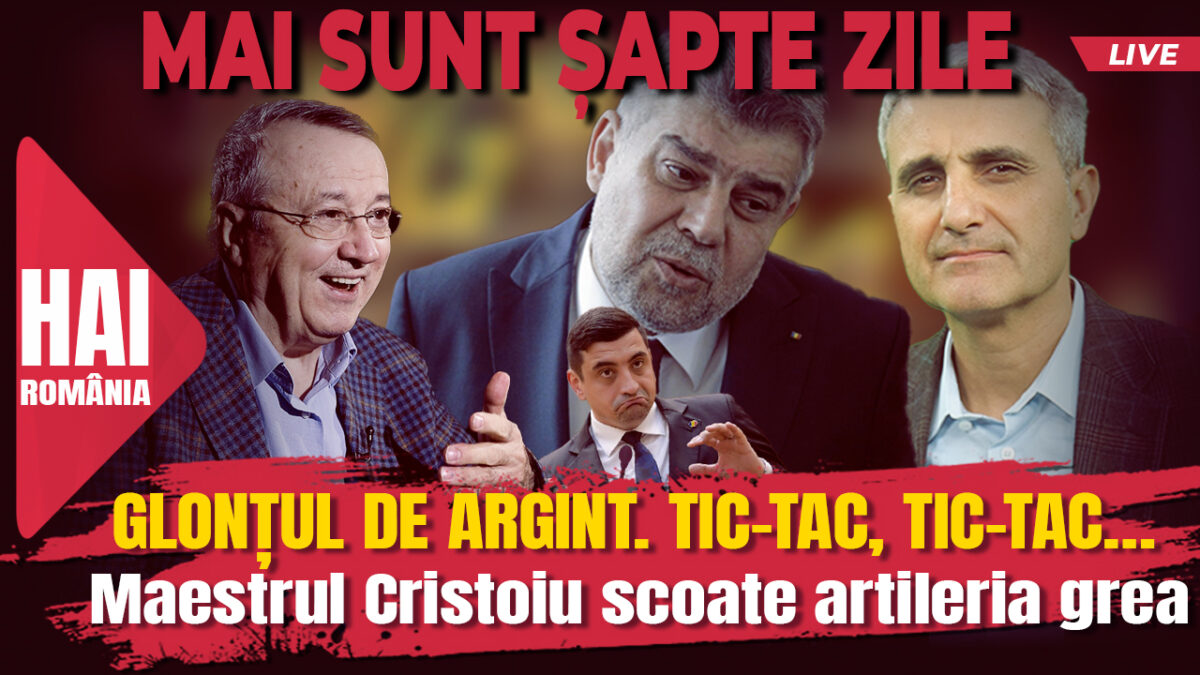 Glonțul de argint. Hai live cu Turcescu la 12:00