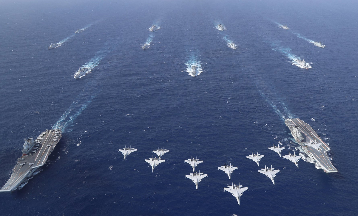 53 de aeronave militare ale Chinei comuniste, în apropiere de Taiwan