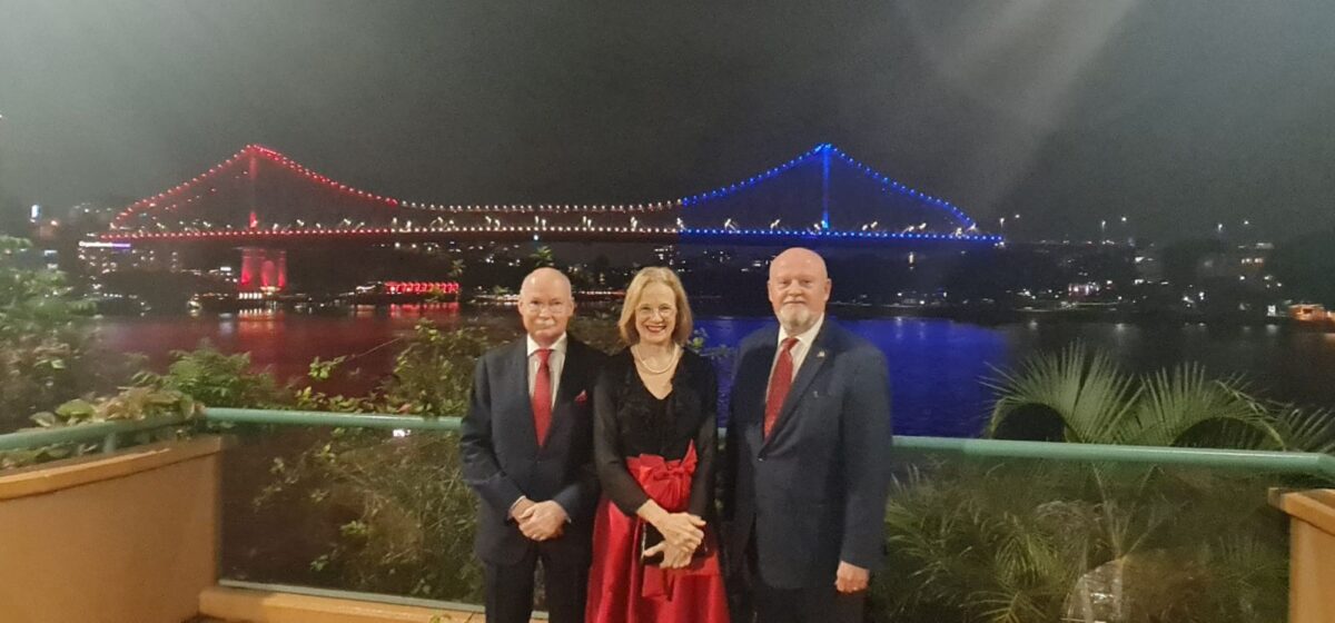 România celebrată în Australia: Tricolorul, proiectat pe monumente emblematice din Brisbane