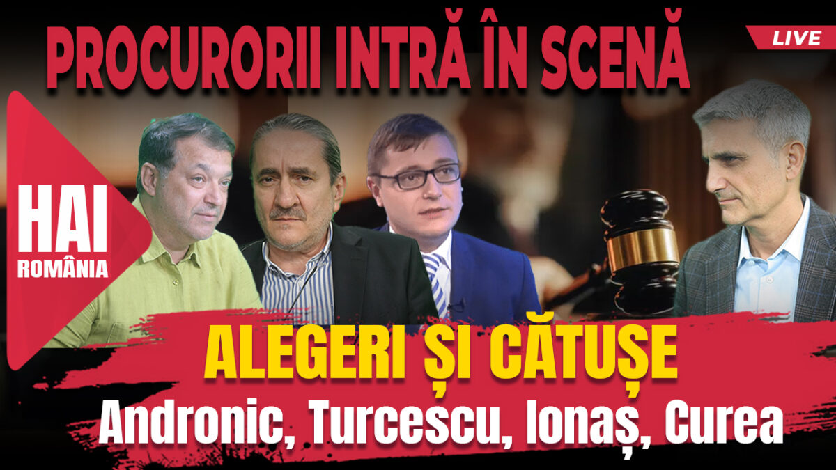 Alegeri și cătușe. Hai live cu Turcescu la 12:00