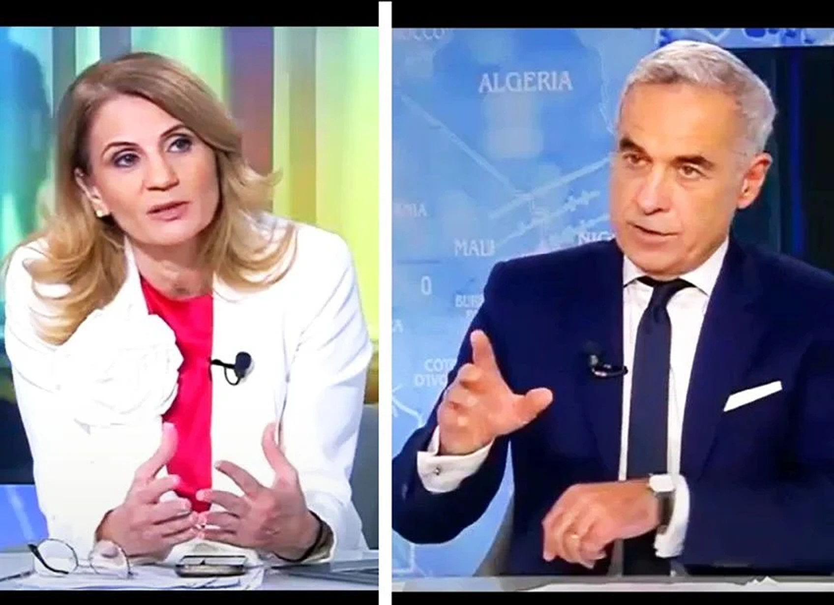 Moment exploziv în direct: Călin Georgescu vs Anca Alexandrescu. „E o amenințare?” „Nu, e un sfat!”