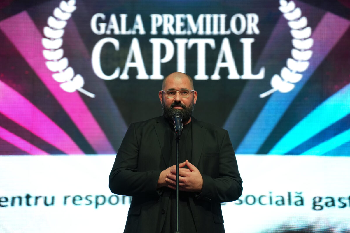 Gala Premiilor Capital 2024. Adrian Hădean, chef bucătar: „Din 2020 am reușit să facem și să livrăm peste 1.200.000 de mese calde”
