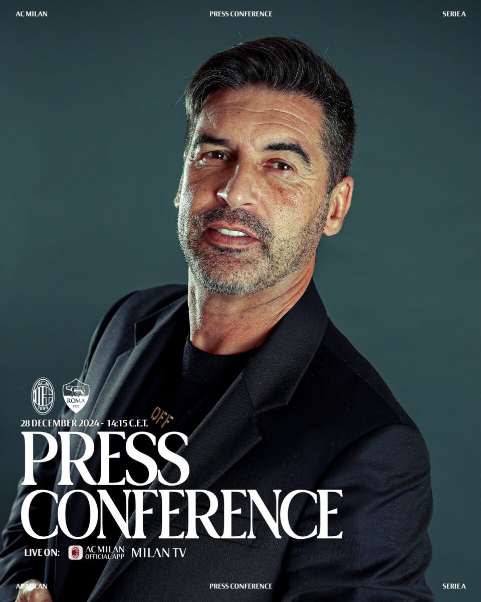 AC Milan a rămas fără antrenor. Paulo Fonseca a fost dat afară după egalul cu AS Roma