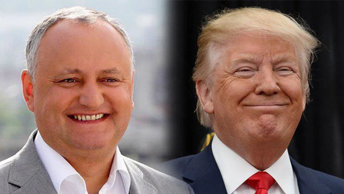 Igor Dodon, încântat de planul lui Donald Trump. Cum a fost ironizat de preşedintele Parlamentului