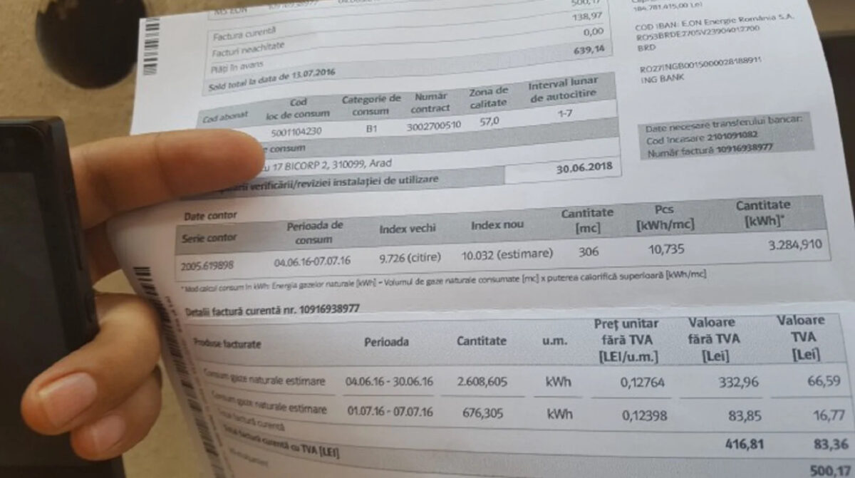 Schimbările din facturile la energie. Ce trebuie să știe consumatorii