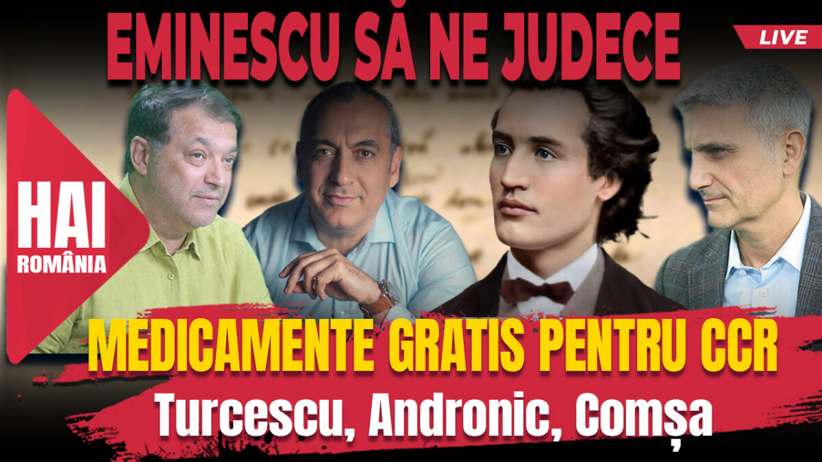 Medicamente gratis pentru CCR. Hai live cu Turcescu la 12:00