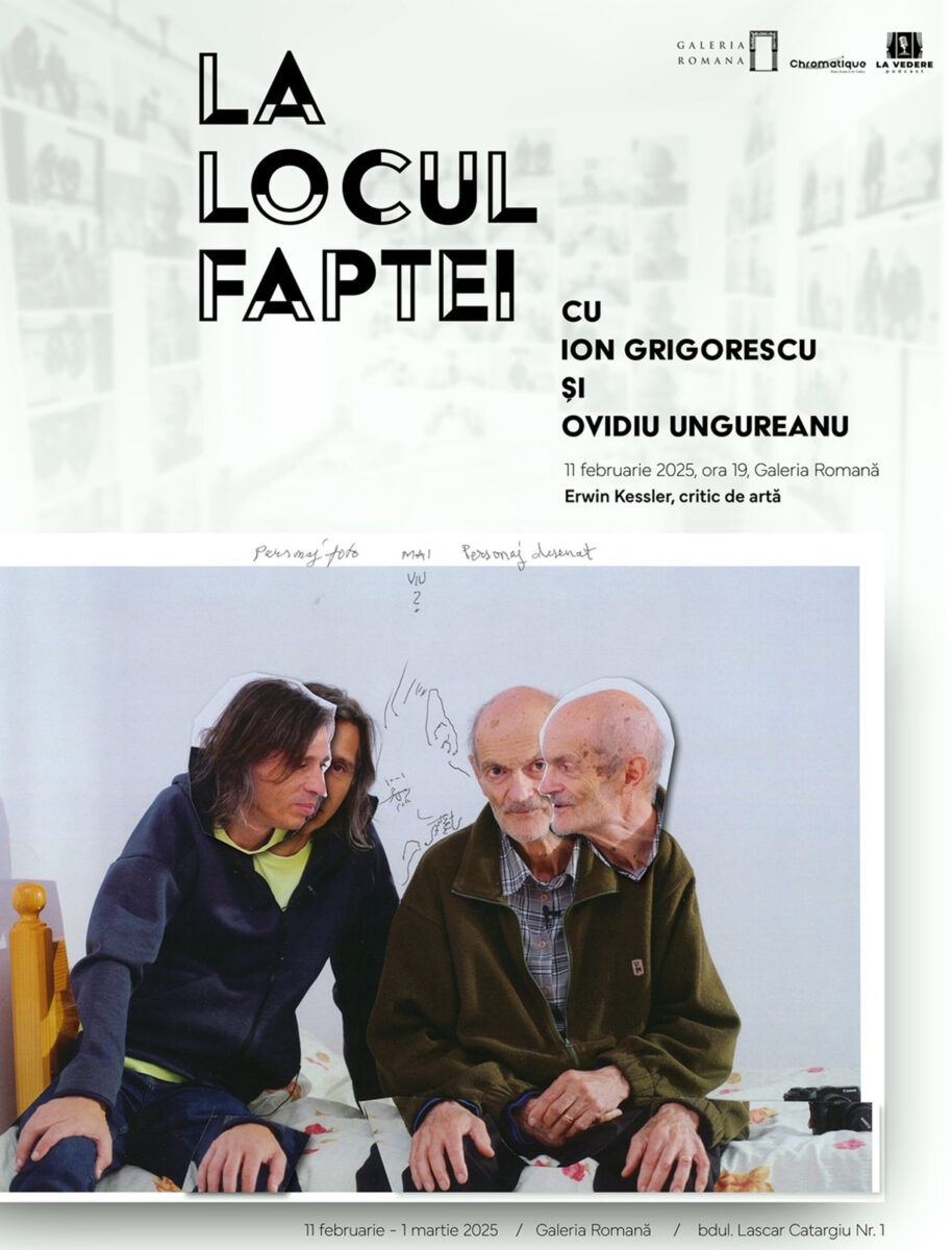 Vernisajul expoziției „La Locul Faptei”, la Galeria Romană. Un proiect artistic unic