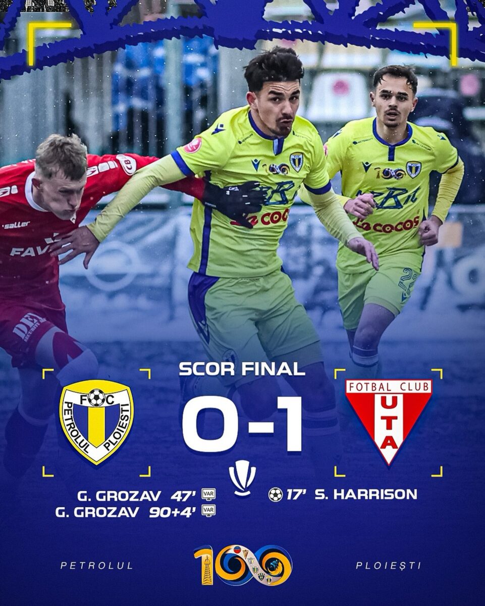 Superliga. Petrolul - UTA, 0-1. Echipa lui Rednic a fost salvată de VAR în ultimele secunde