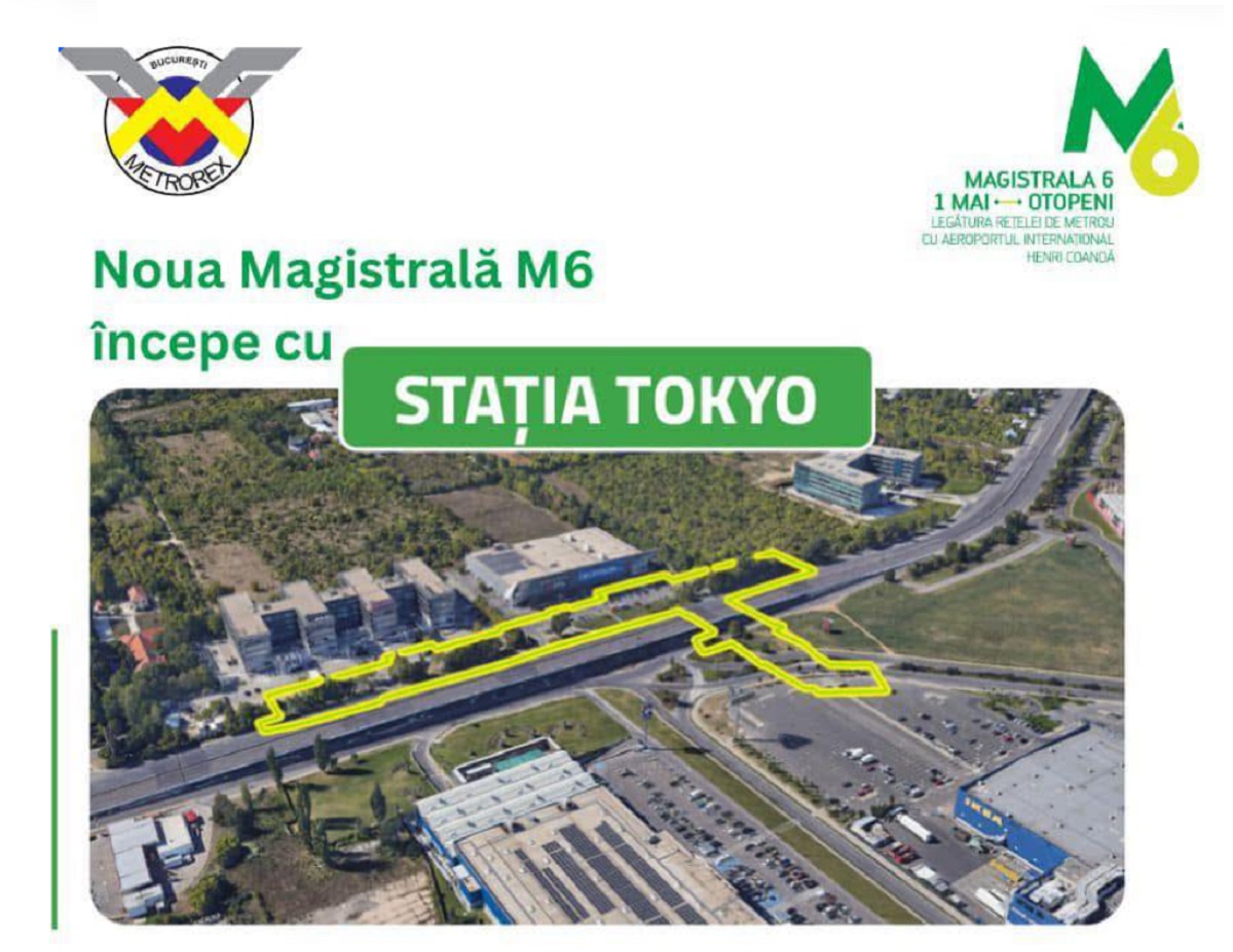 Metroul se extinde în județul Ilfov. 12 stații noi pe magistrala M6