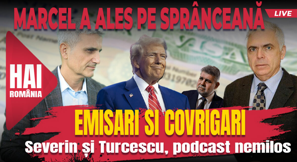Emisari și covrigari. Hai live cu Turcescu la 12:00